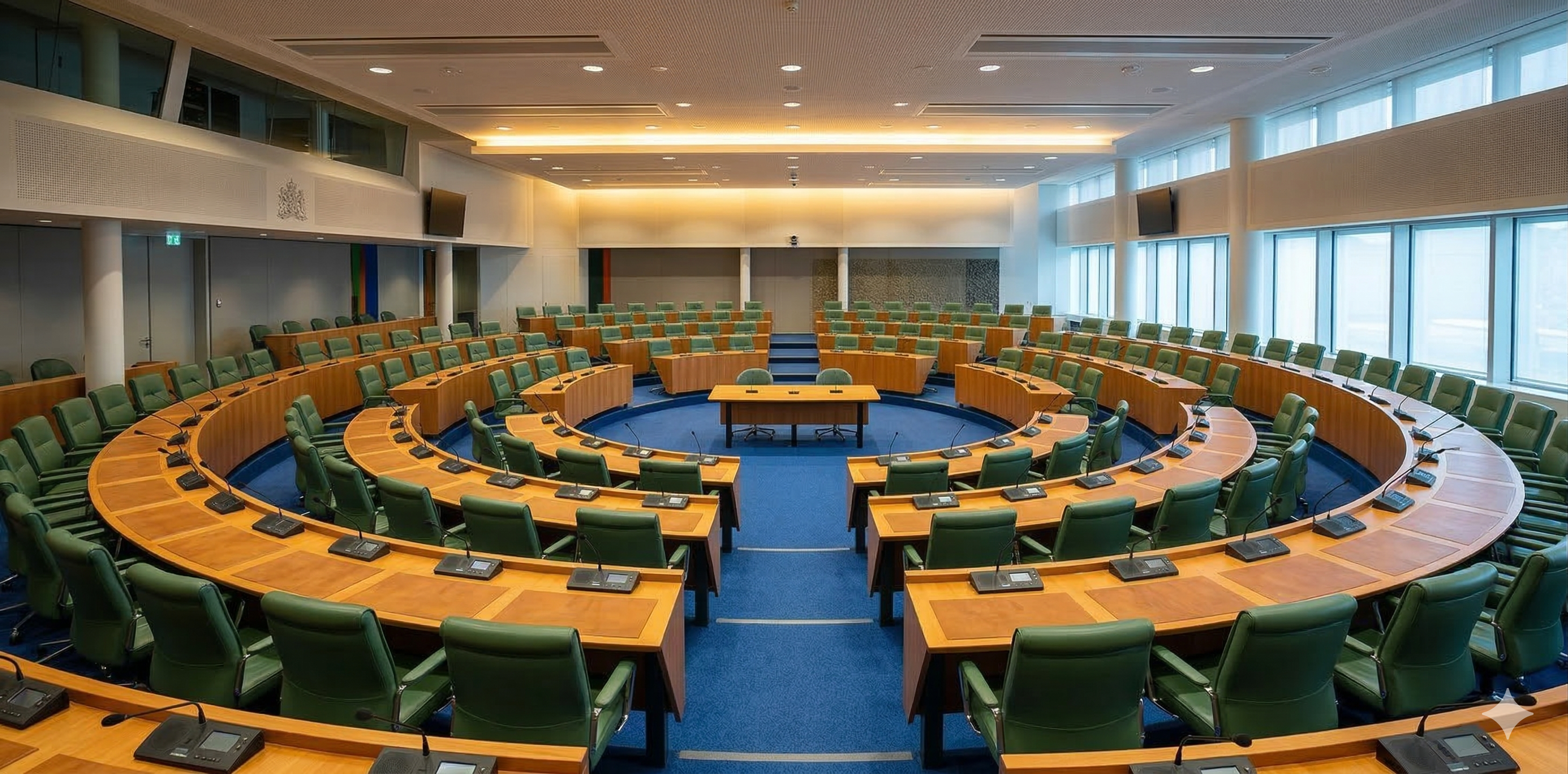 Dutch parliament committee room interior
